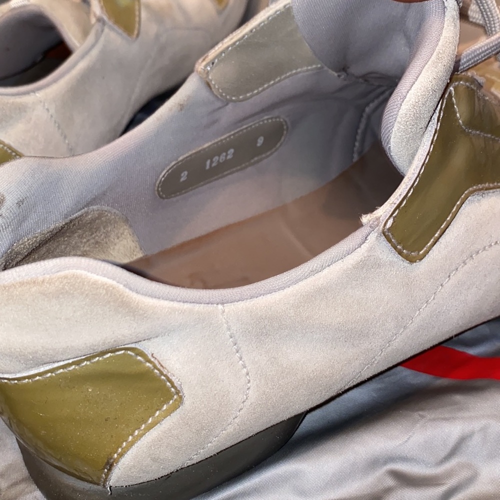 Prada Grey Suede Sneakers - Size 10 (US). - Picture 7 of 13